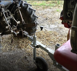 paddock cleaner hitch point